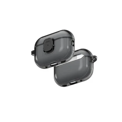 Uniq glase pro airpods pro 3rd gen lock case - Glossy smoke